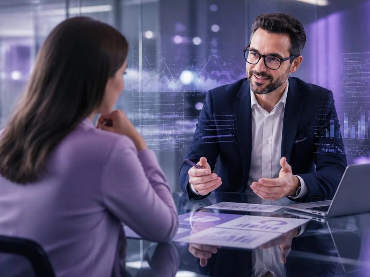 Business consultation meeting